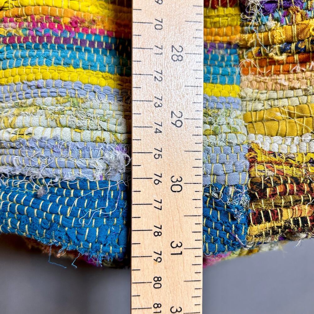 Nepalese 90's Handmade Hippie Festival Boho Sling Crossbody bag Vibrant - Picture 7 of 9